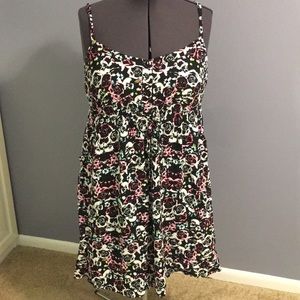 Torrid Skull and Flower Sundress. SIZE 1